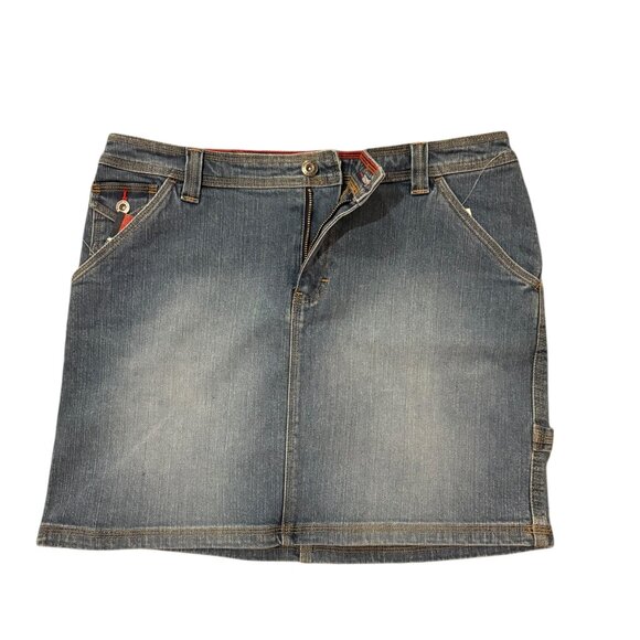 Tommy Hilfiger Women's Stretch Mini Jean Skirt - Picture 1 of 6